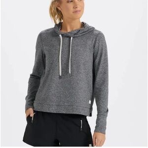 Vuori Halo Essential Hoodie - Heather Charcoal
